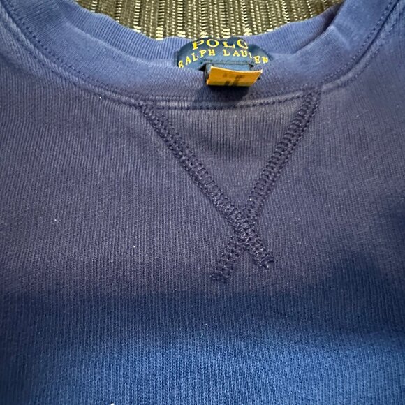 Ralph Lauren Polo Sweatsuit Blue Distressed Look Size 3T - Picture 8 of 9